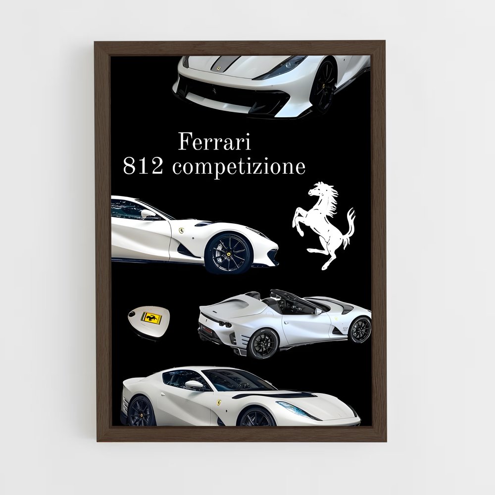Poster Évolution Ferrari (vue 5)